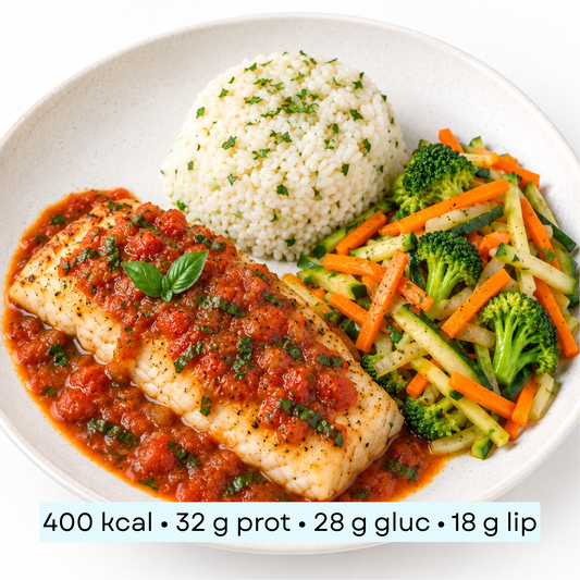 Diet - Filet de poisson blanc et julienne de légumes