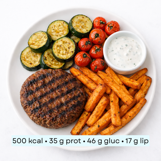 Diet - Burger sauce poivre & patate douce