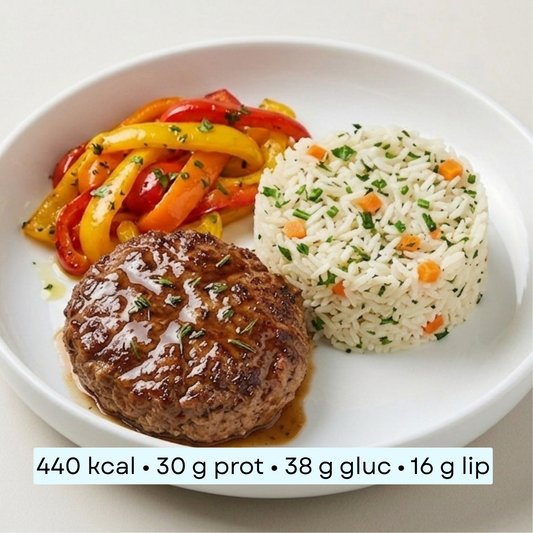 Diet - Bœuf miroir & Riz Pilaf aux Herbes