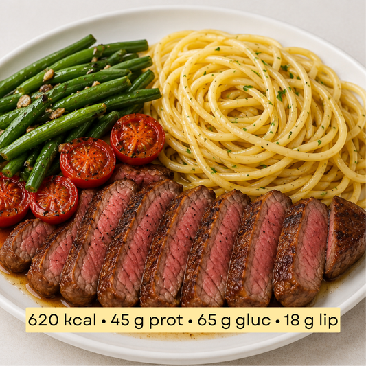 Sport - Tagliata de bœuf & linguine