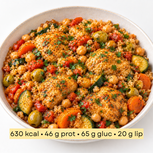 Sport - Boulgour, Poulet aux Olives & Légumes Méditerranéens