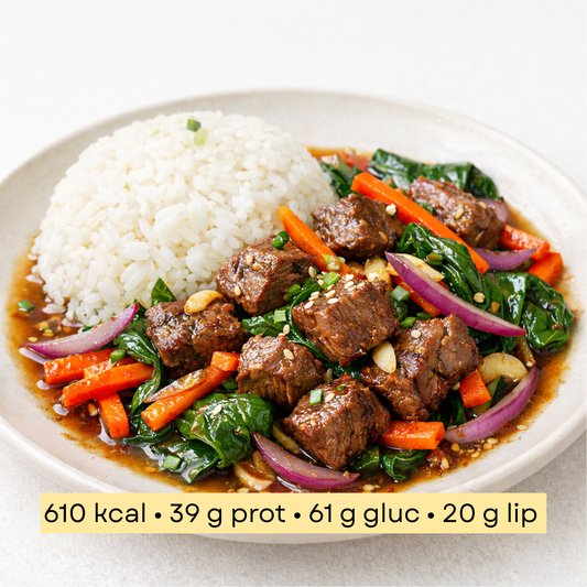 Sport - Bœuf en dés aux légumes & riz