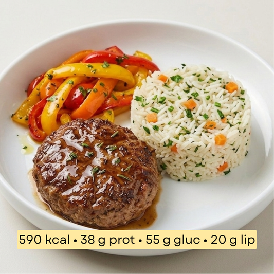 Sport - Bœuf miroir & Riz Pilaf aux Herbes