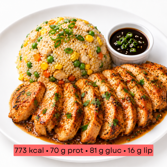 Masse - Riz cantonais au poulet