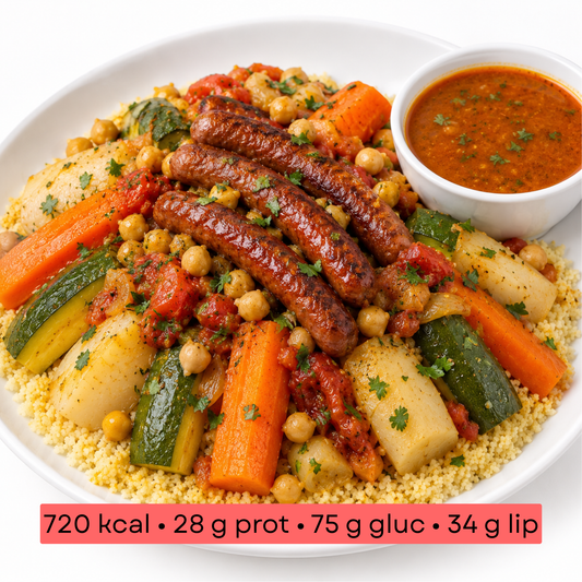 Masse - Couscous Royal aux Légumes & Merguez