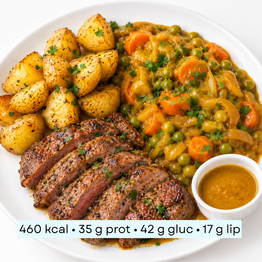 Diet - Steak, Pommes de Terre & Légumes au Curry Japonais