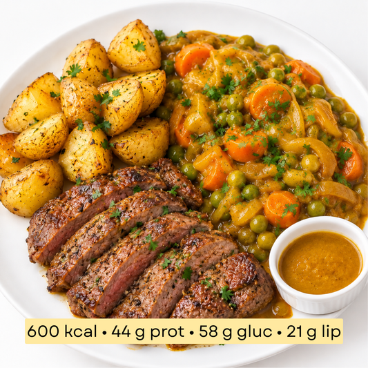 Sport - Steak, Pommes de Terre & Légumes au Curry Japonais