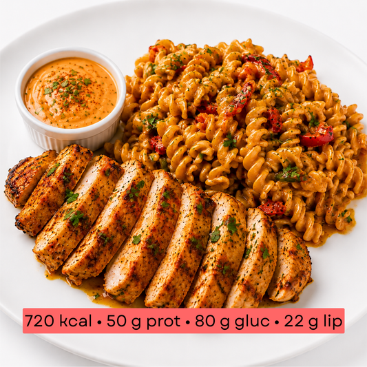 Masse - Poulet cajun, légumes & spirelli