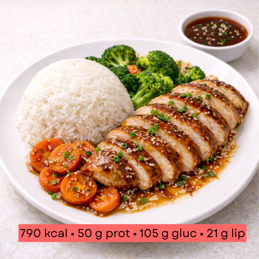 Masse - Poulet teriyaki doux & riz jasmin