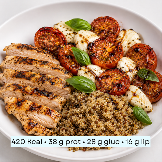 Diet - Power Bowl Caprese au poulet & quinoa