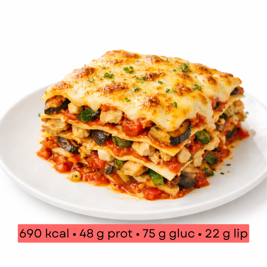 Masse - Lasagnes gourmandes au poulet & légumes grillés