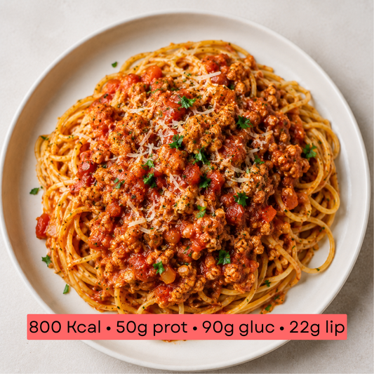 Masse - Spaghetti au poulet façon bolognaise
