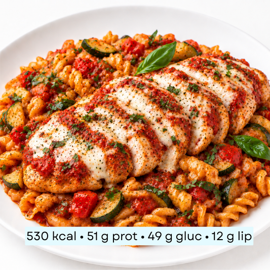Diet - Spirelli au poulet, sauce tomate & mozzarella