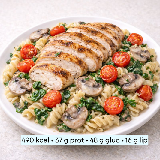 Diet - Poulet crème végétale champignons & fusilli