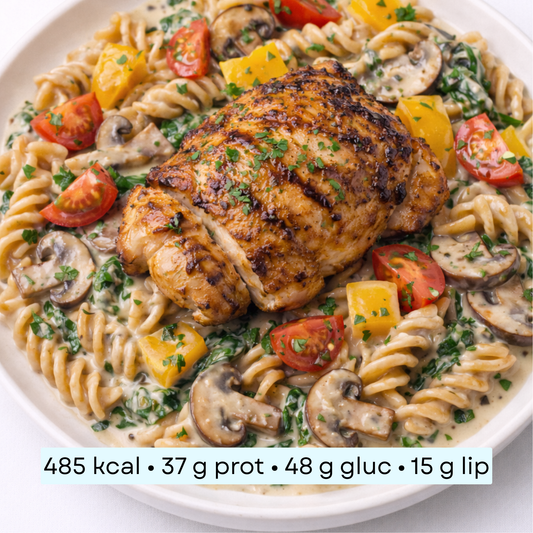Diet - Poulet Crème légère Champignons & Pâtes