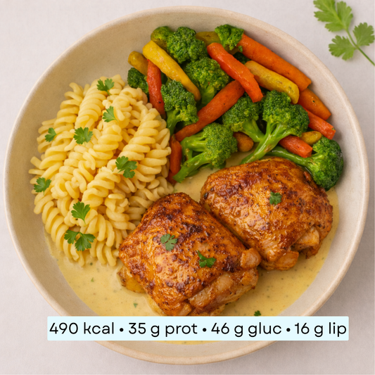 Diet - Poulet à la crème de coco & fusilli
