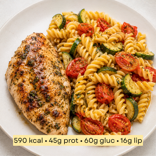 Sport - Suprême de Poulet aux Herbes & Fusilli