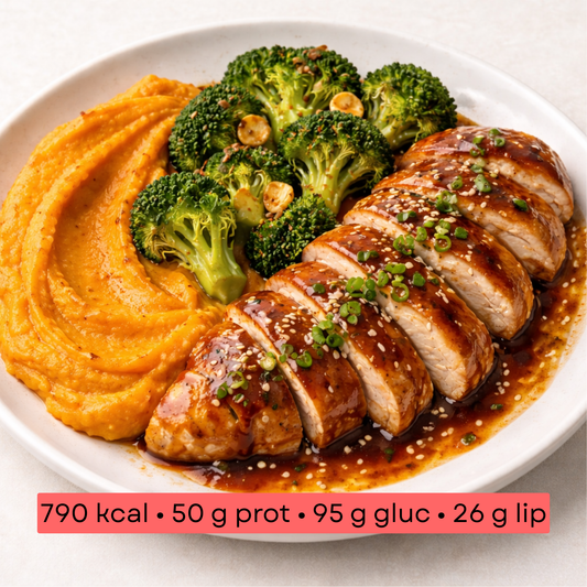Masse - Poulet Teriyaki & Purée de Patate Douce