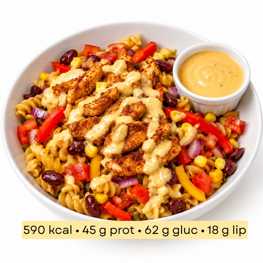 Sport - Tacos Bowl aux Spirelli, Poulet & Sauce Fromagère