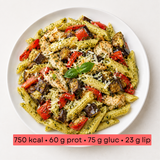 Masse - Penne pesto au poulet et legumes