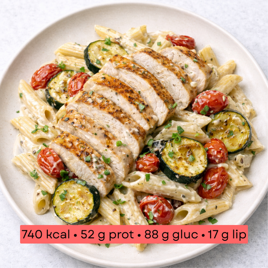 Masse - Poulet Crémeux Léger aux Penne & Légumes du Soleil