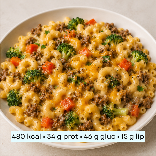 Diet - Mac and cheese au bœuf & légumes