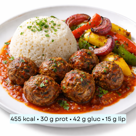 Diet - Boulettes de bœuf aux légumes et riz basmati
