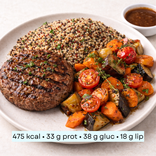 Diet - Steak de Bœuf Grillé & Trio de Quinoa