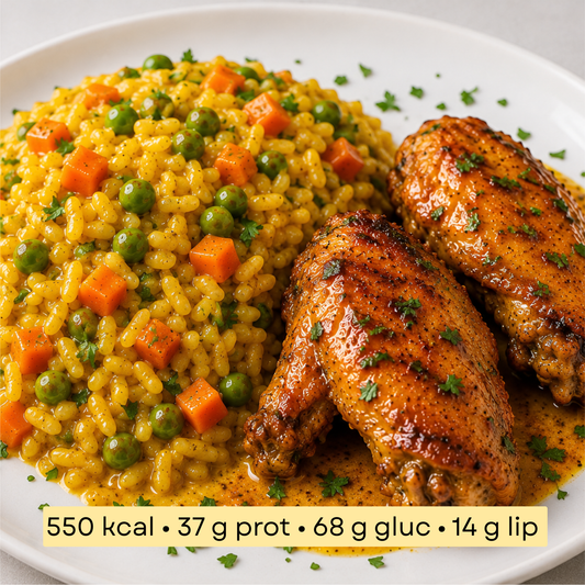Sport - Riz au Curry Gourmand & Ailes de Poulet