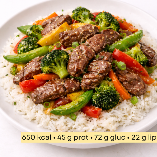 Sport - Bœuf aux légumes croquants & riz basmati