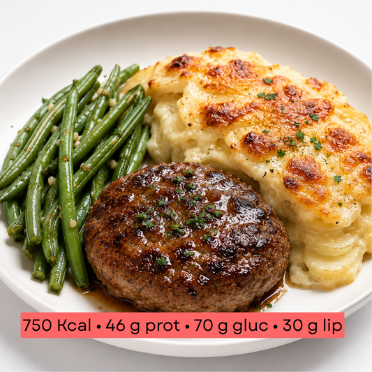 Masse - Steak de bœuf & gratin dauphinois maison