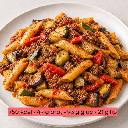 Masse - Penne provençale au bœuf & légumes du soleil