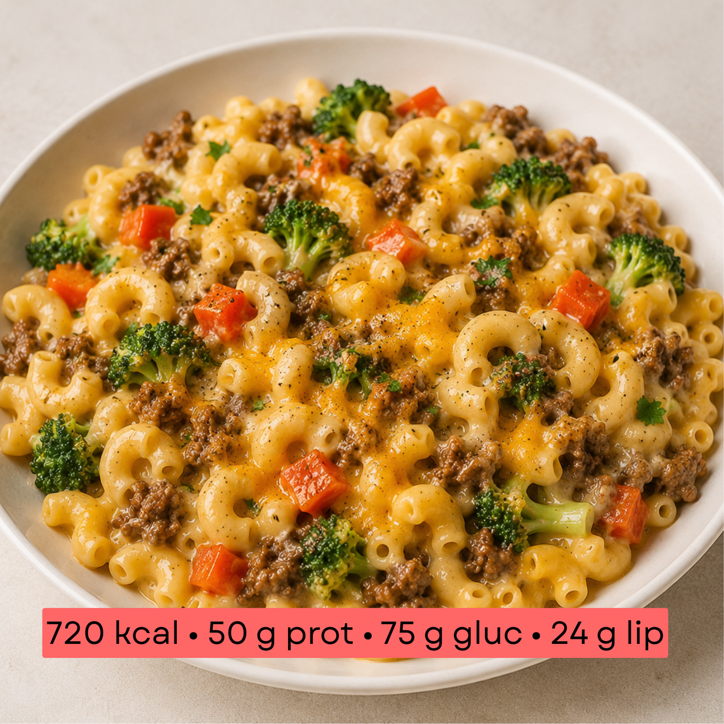 Masse - Mac and cheese au bœuf & légumes