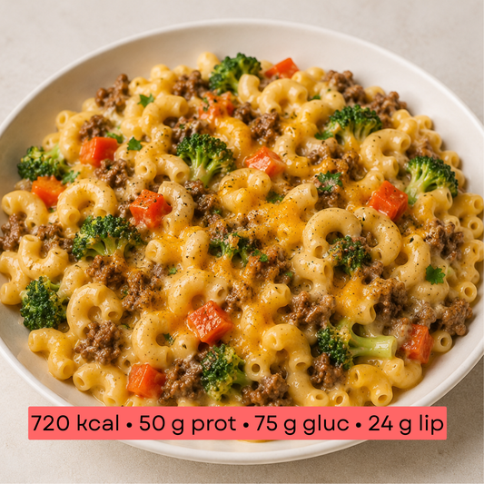 Masse - Mac and cheese au bœuf & légumes