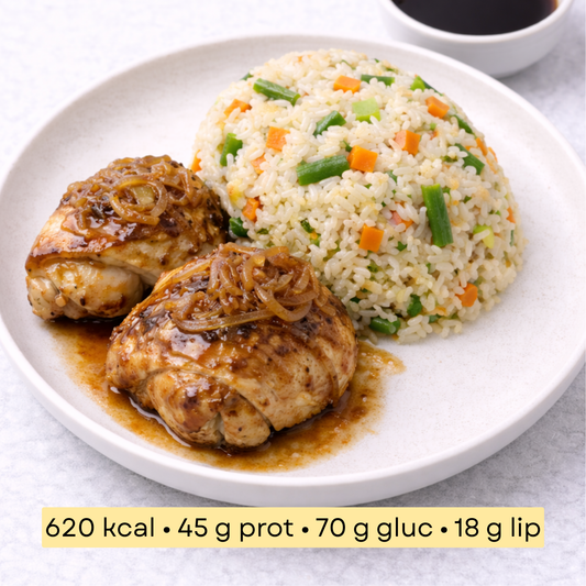 Sport - Poulet Façon Cantonnais aux Oignons Confits