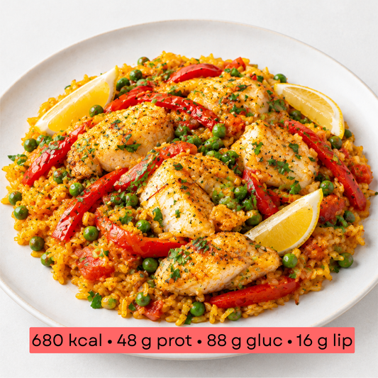 Masse - Paella Gourmande au Poisson Blanc