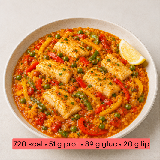 Masse - Paella au poisson blanc